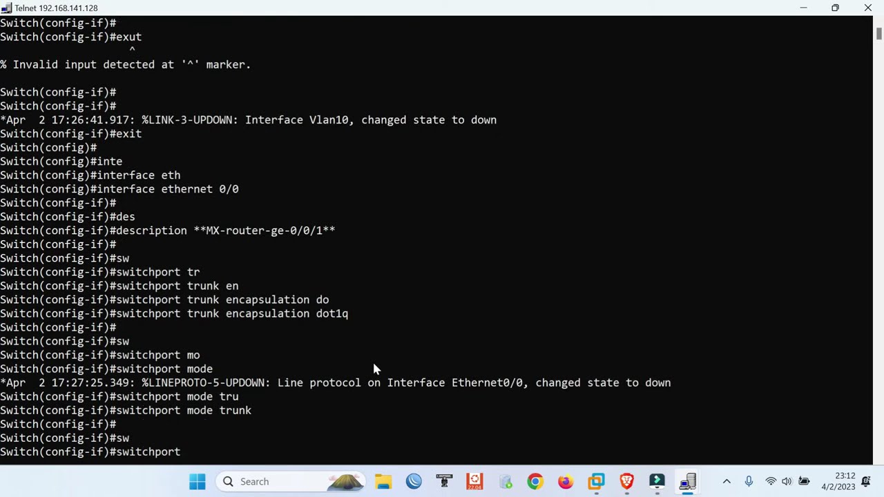 Juniper Router Configuration for vlan #juniper
