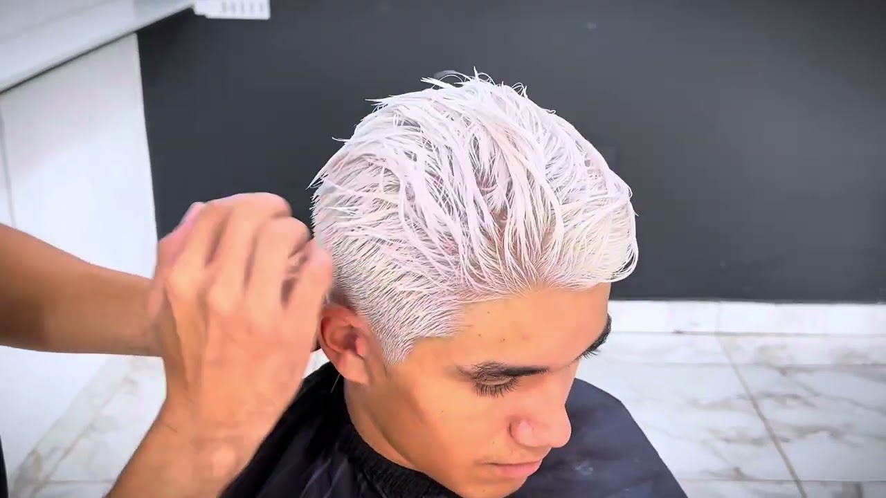 Cómo hacer un blanco Global completo. Platinado Hombre