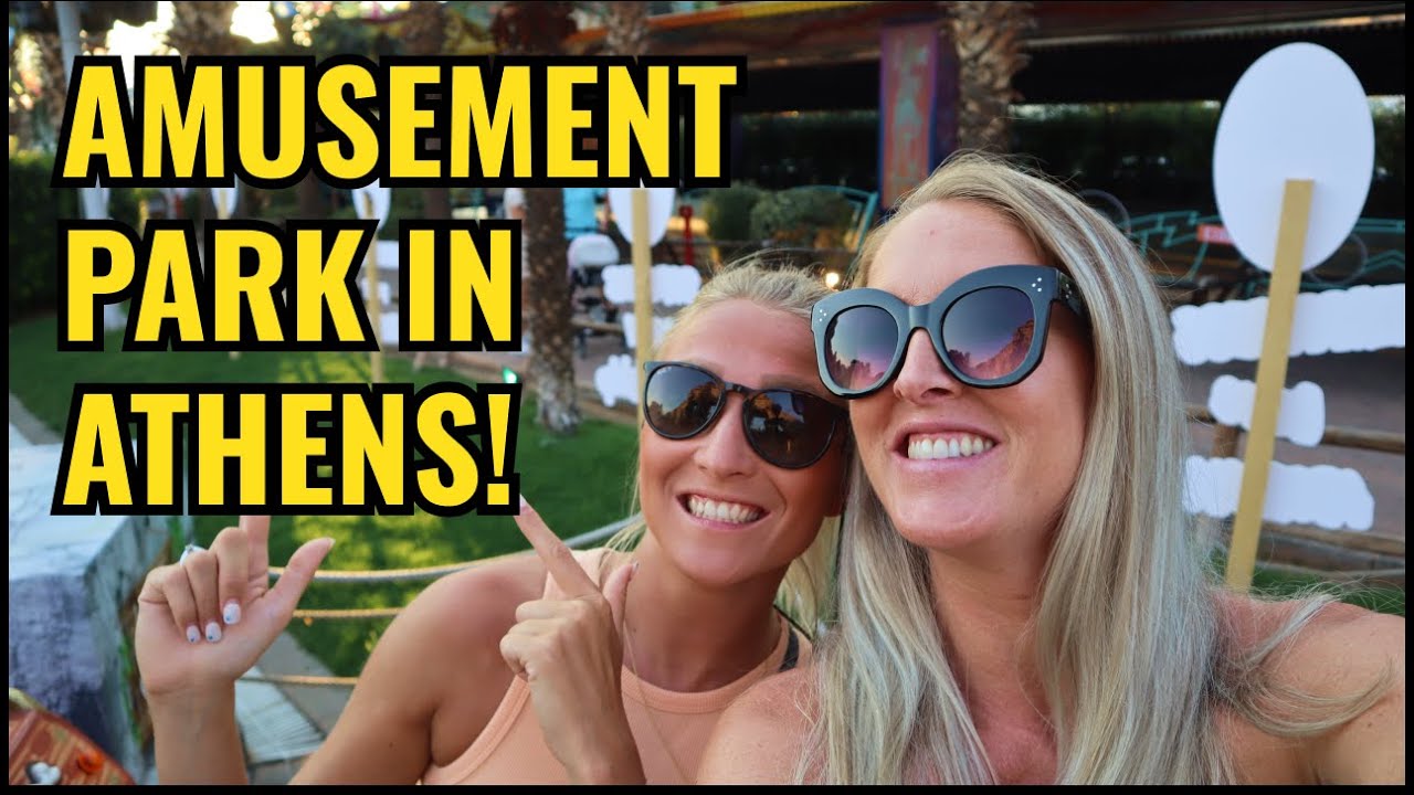 ATHENS VLOG: ALLOU FUN PARK! | ATHENS AMUSEMENT PARK! || LIVING IN GREECE