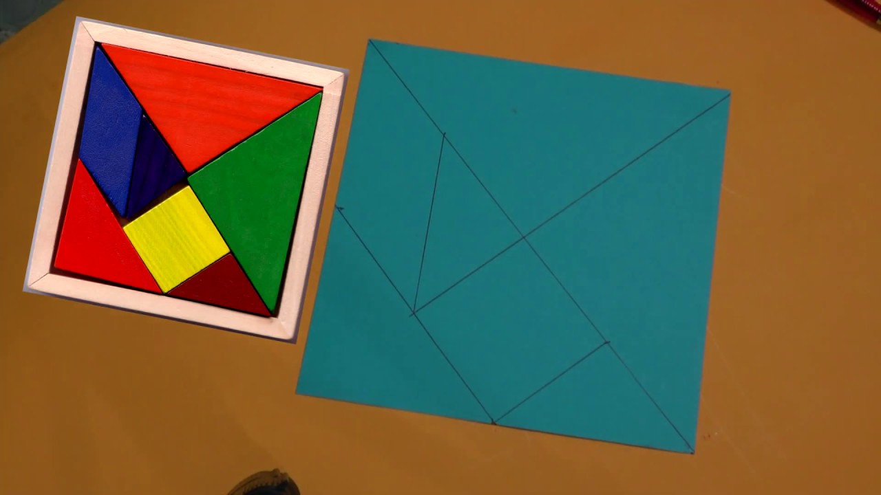 ¿CÓMO HACER UN TANGRAM, DE FORMA SENCILLA Y ECONÓMICA.