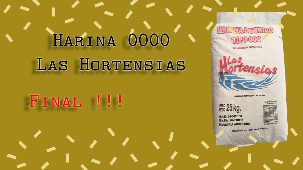 Harina para pizzas Las Hortensias