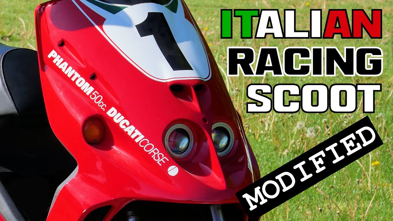 Malaguti Phantom F12 Liquid Cooled 70cc Scooter FULL BUILD & TUNING