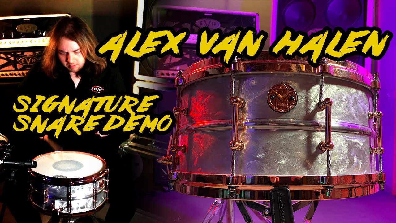 Alex Van Halen Ludwig Signature Snare Sound Demo
