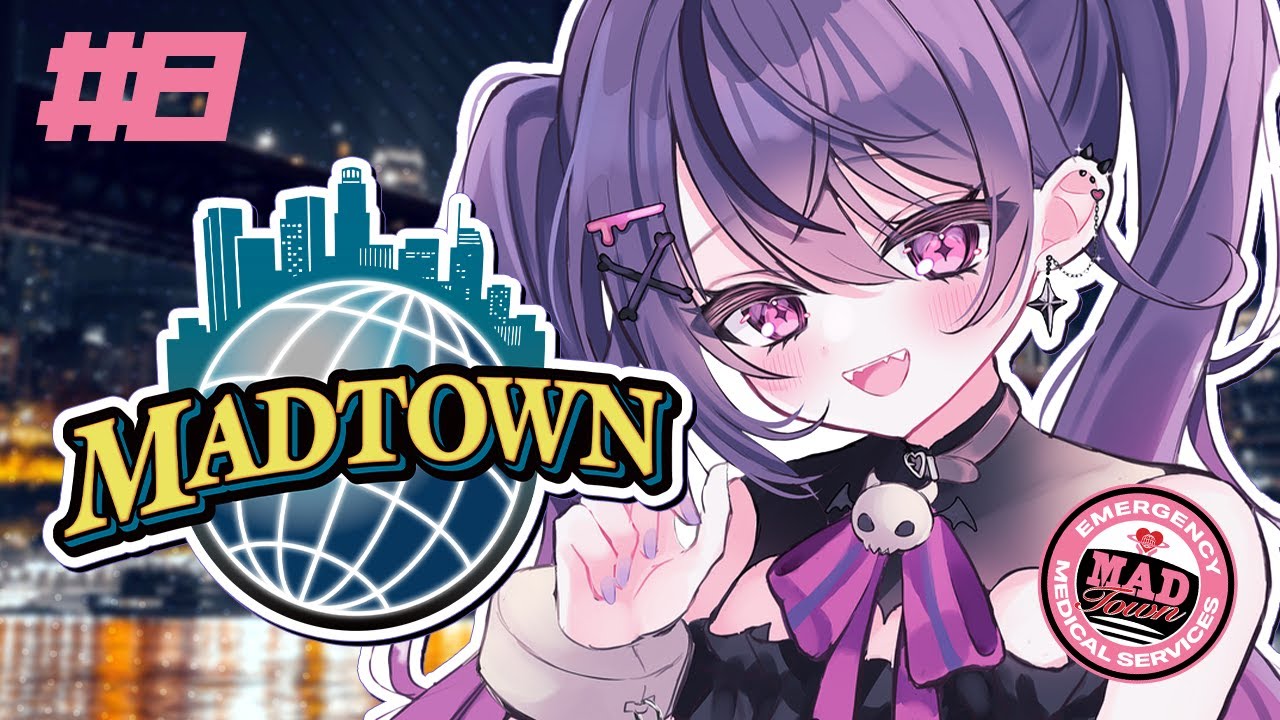 【 GTA5 #MADTOWN 】# 8 救急隊！久しぶりに人助け🐇【甘音あむ / ネオポルテ】