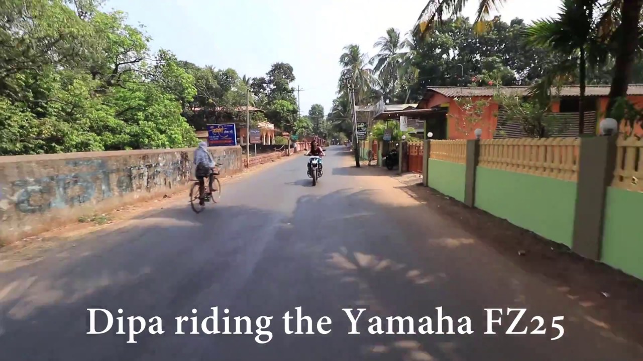 Dipa Riding the Fz25