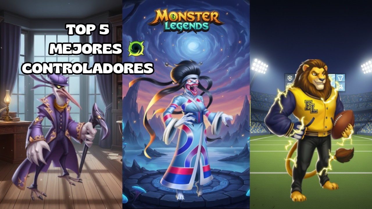 LOS 5 MEJORES CONTROLADORES DE LA ERA MISERIA - Monster legends