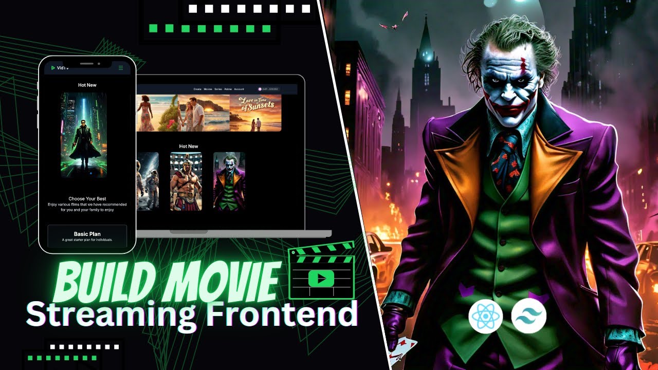 Build a Web3 Movie Streaming Frontend using React and Tailwind CSS
