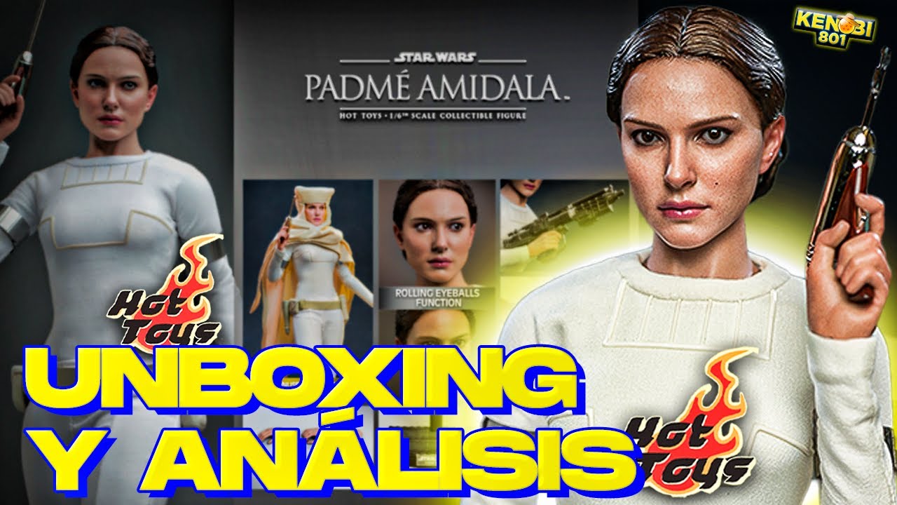 Padmé Amidala | HOT TOYS | - [Unboxing y Análisis en Español]