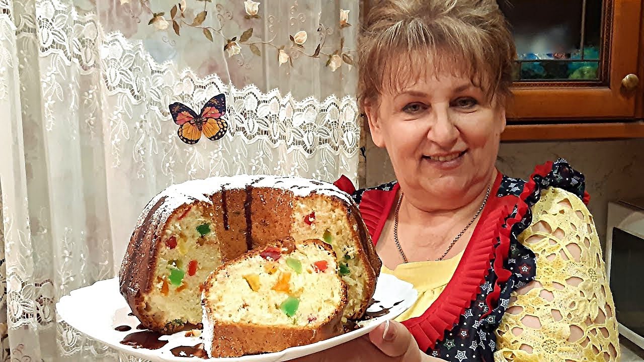 Кекс с цукатами у Любани! Нежный, вкусный - обалдеть!