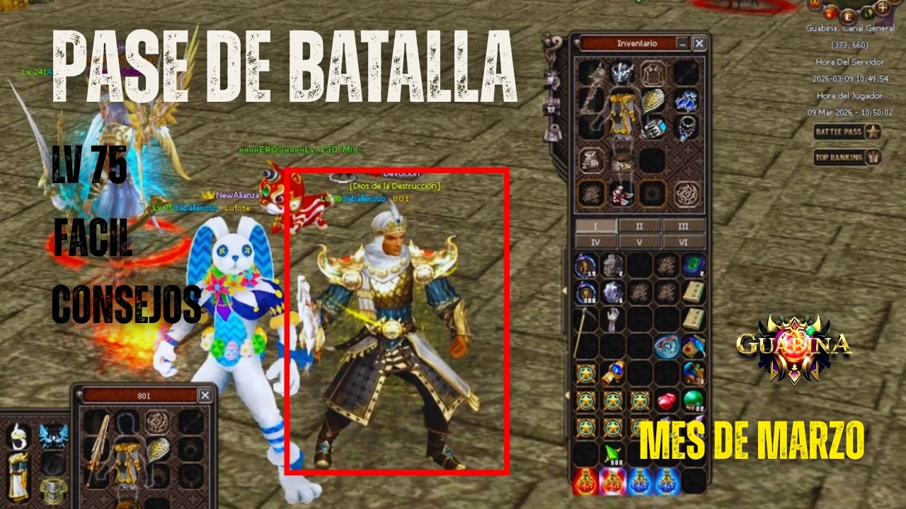 ⚔️Si ya tienes equipo energía Puedes hacer el Pase de batalla‼️Metin2Guabina🔥