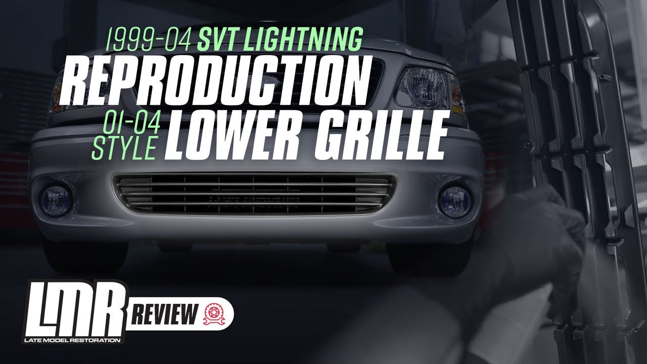 1999-2004 Ford F-150 SVT Lightning: 01-04 Style Reproduction Lower Grille - Review, Paint, & Install