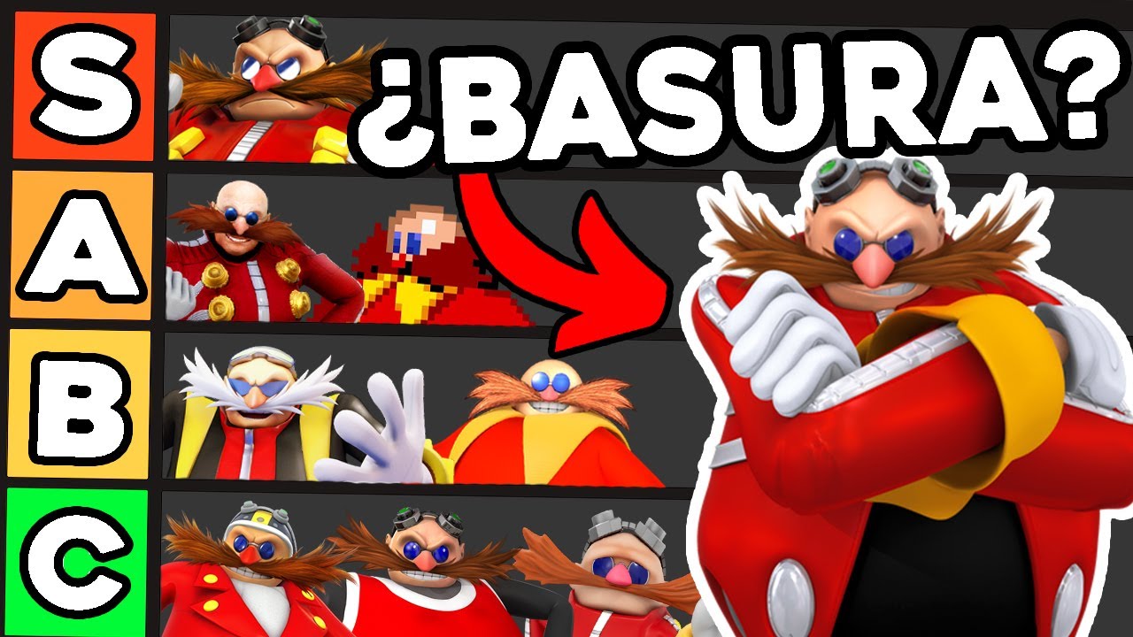 Clasifiqu&eacute; TODAS las VERSIONES de Eggman