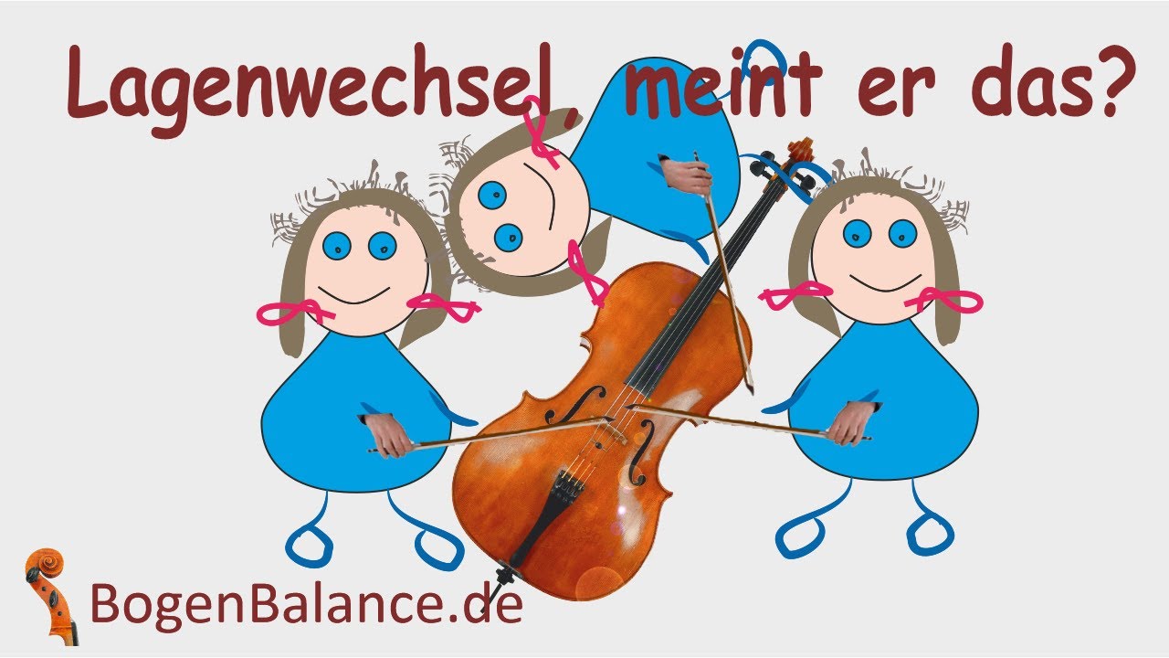 Lagenwechsel am Cello - so triffst Du sicher!