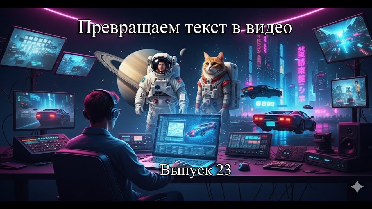 Создаём кино с помощью ИИ 🎬🚀