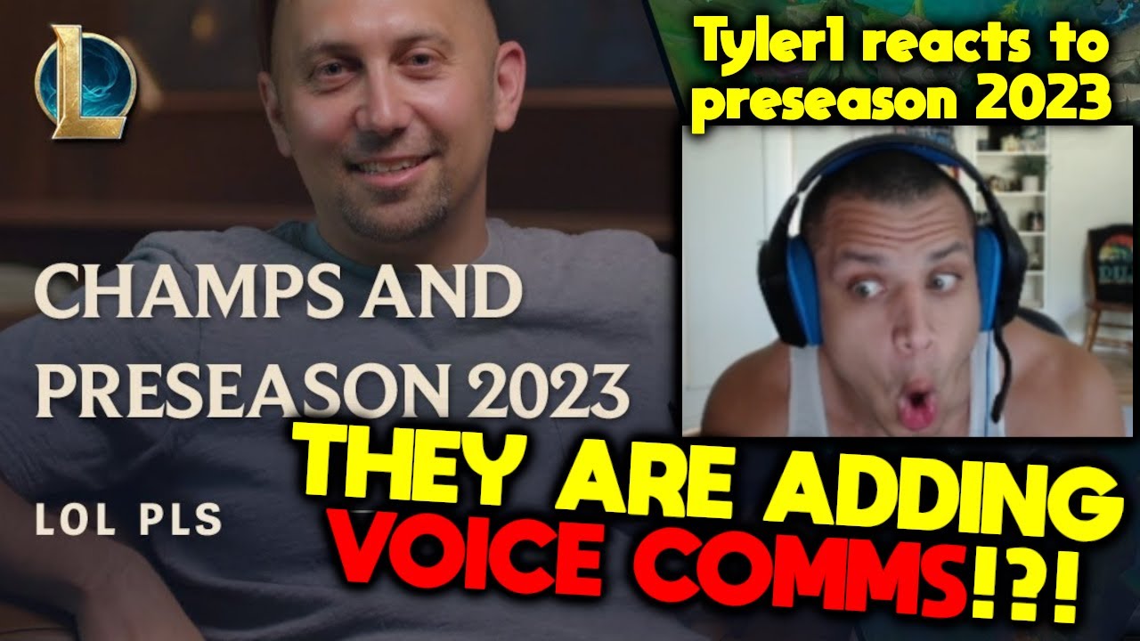 Реакция Tyler1 на предсезон 2023 и нового чемпиона | LoL Pls - League of Legends