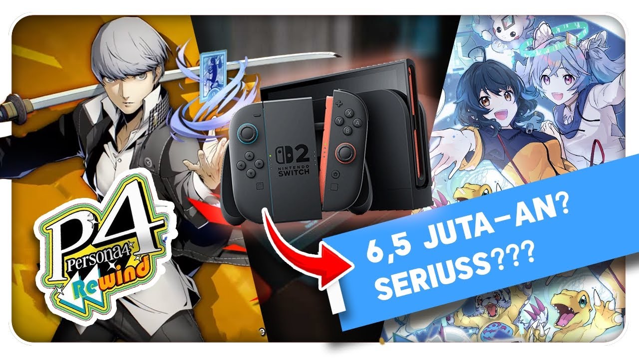 Switch 2 Harganya 6,5 Jutaan nih? Persona 4 Remake semakin dekat! sampai Digimon TCG! | #GameNow