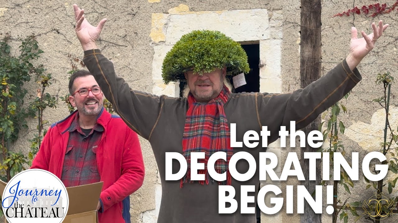 HOLIDAY DECORATING BEGINS! 🎄 Holly, Ivy & Mistletoe at the Chateau!