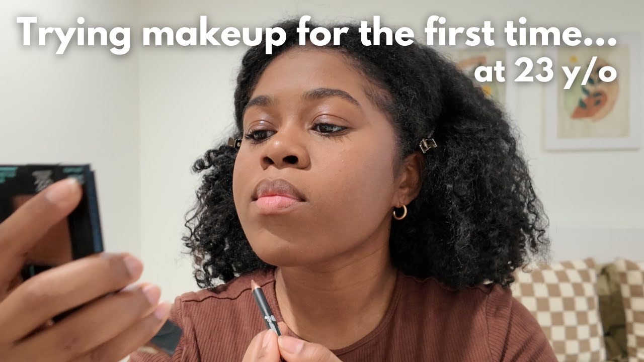I TRIED DOING MY MAKEUP FOR THE FIRST TIME AT 23 YEARS OLD | BEGINNER MAKEUP