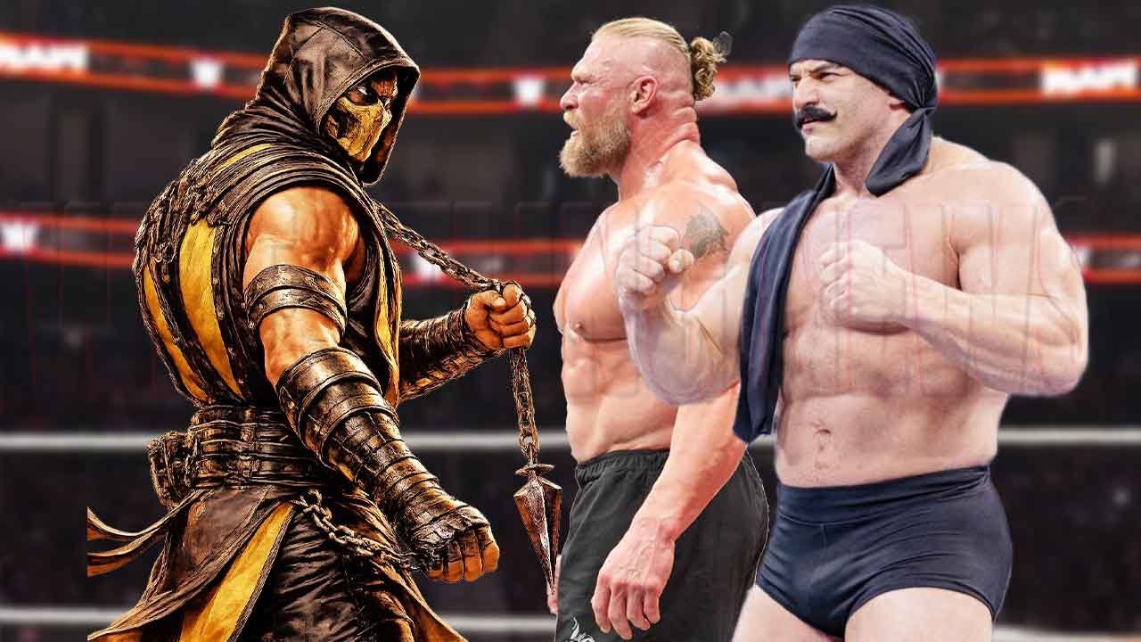 Scorpion vs Dara Singh Brock Lesnar Match