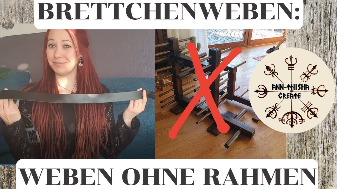 Brettchenweben ohne Rahmen