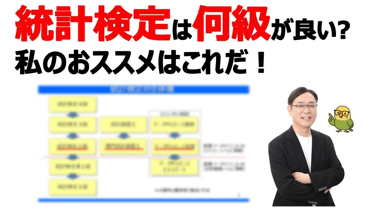 【AI資格】何級が良いと思う？統計検定のおススメは？