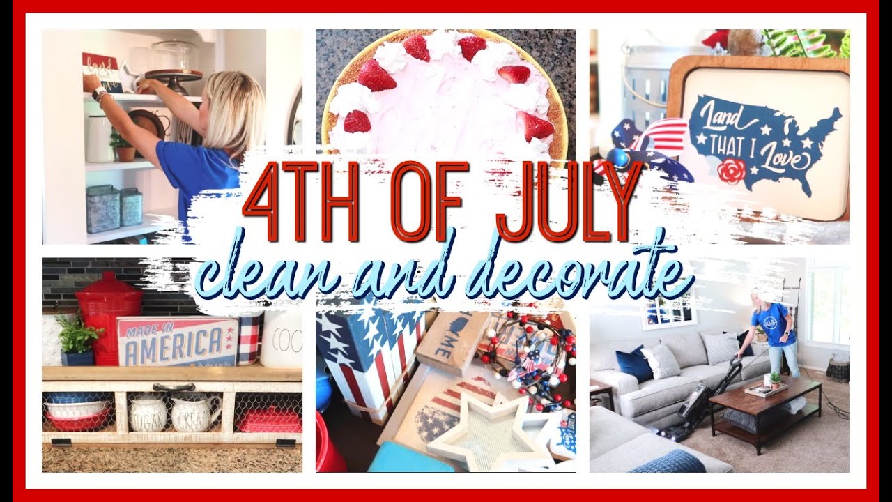 4TH OF JULY DECORATE WITH ME 2020 | PATRIOTIC DECOR IDEAS