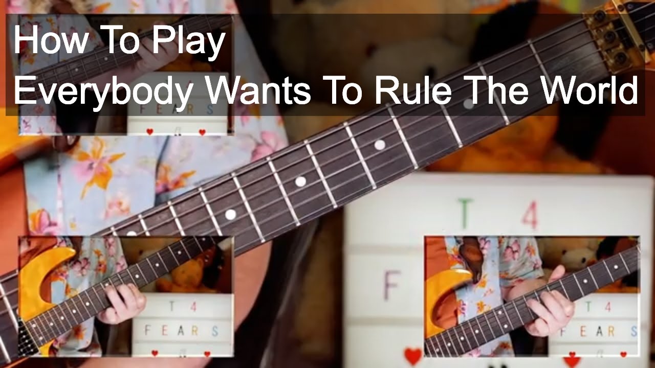 'Everybody Wants To Rule The World' Tears For Fears Guitar & Bass Lesson