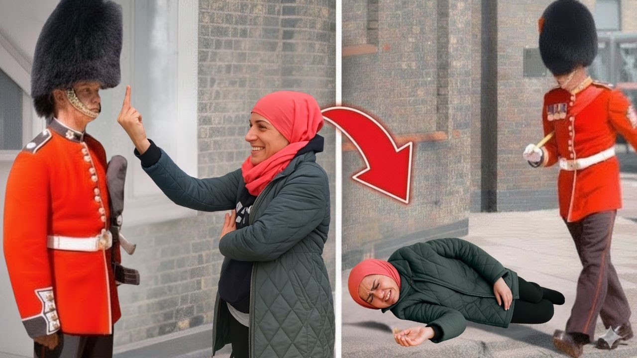 Wenn dumme Karens versuchen, sich mit königlichen Wachen anzulegen