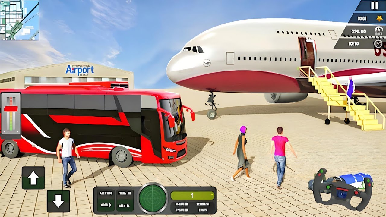 Plane Pilot Flight Simulator 3D Game || Aroplane Flight Game || Android Gameplay 