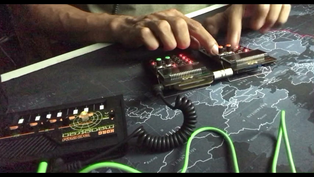 A simple Pocket Operator + Monotron Delay Jam