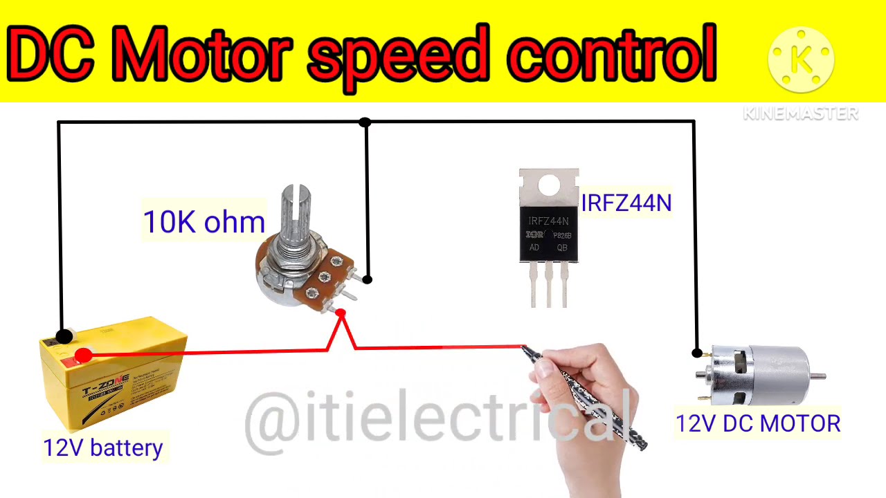 DC motor speed control |  ITI ELECTRICAL | #electrical #electronic