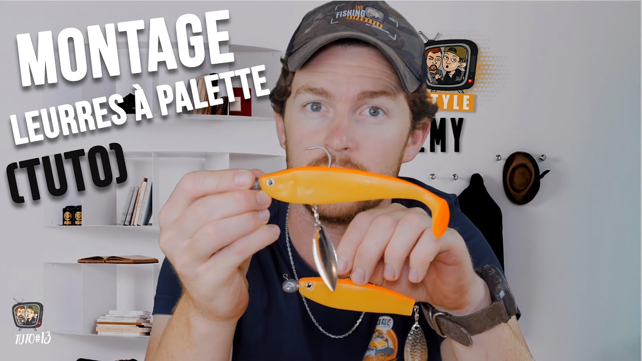 🛠 {TUTO} Comment Monter une Palette sur un Leurre souple Delalande ? 🛠