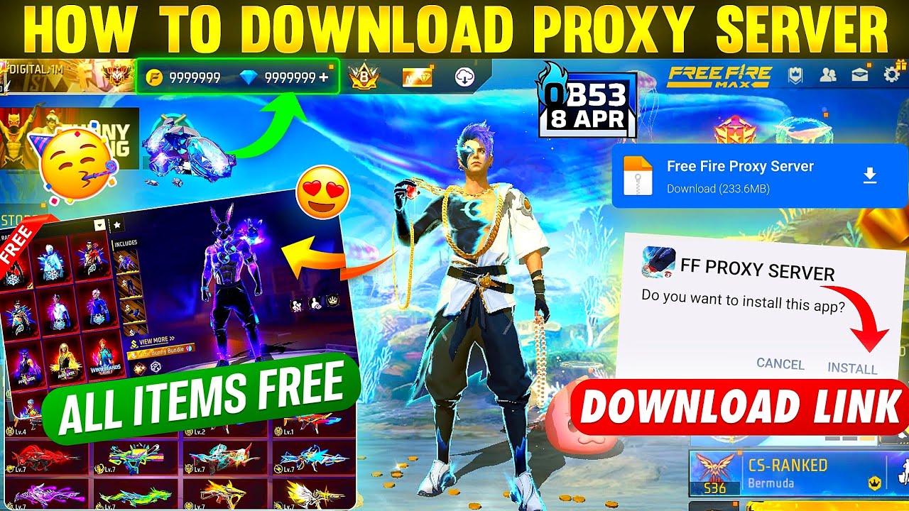 How To Download Proxy Server In Free Fire 💯😱🔥 | Free Fire Proxy Server | Proxy Server Free Fire