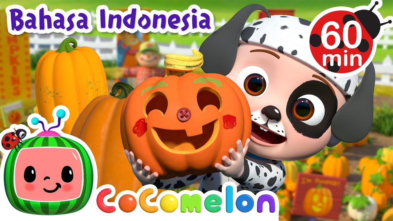 Ladang Labu Lagu Halloween 🎃🧑‍🌾 | CoComelon Bahasa Indonesia - Lagu Anak Anak | Nursery Rhymes