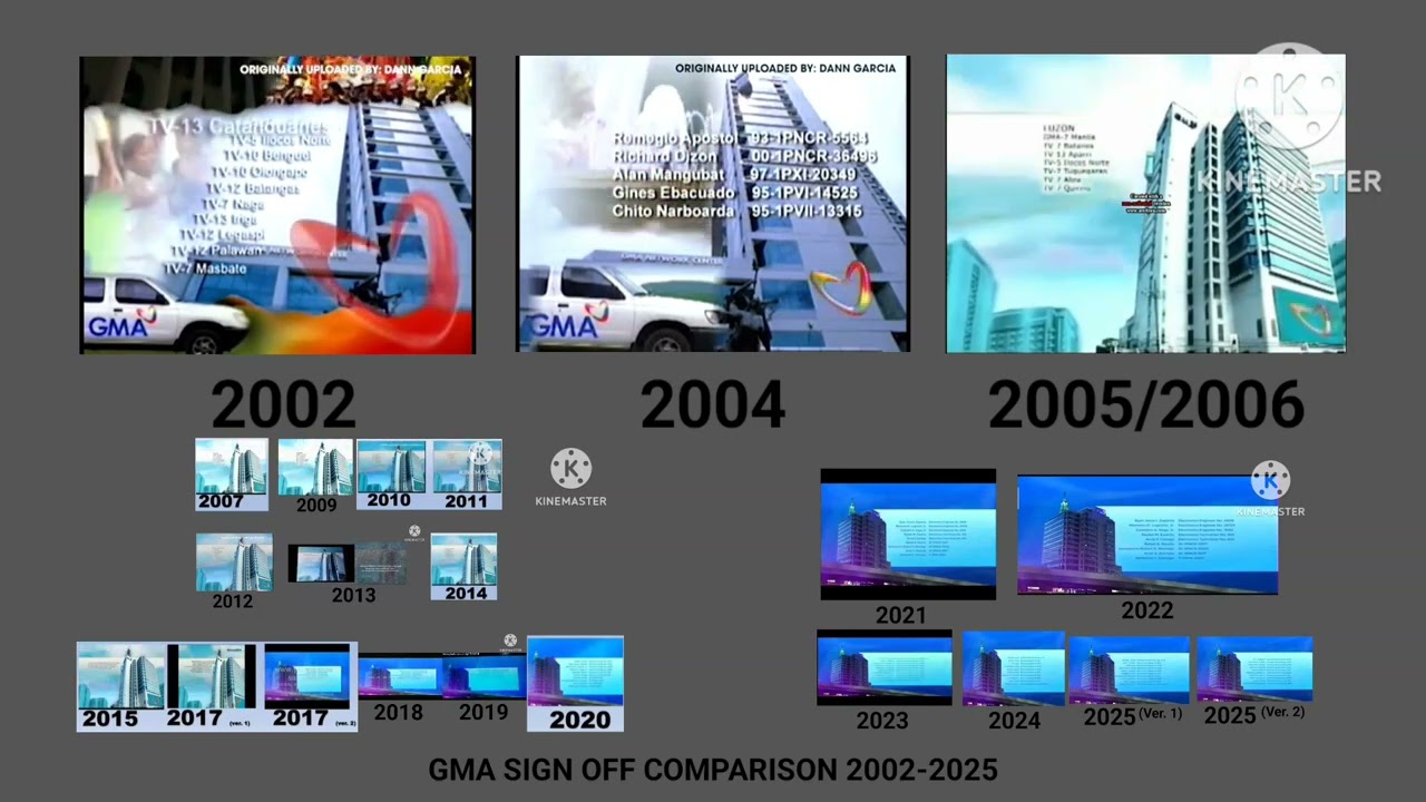 GMA Sign Off Comparison 2002-2025 (Version 2)