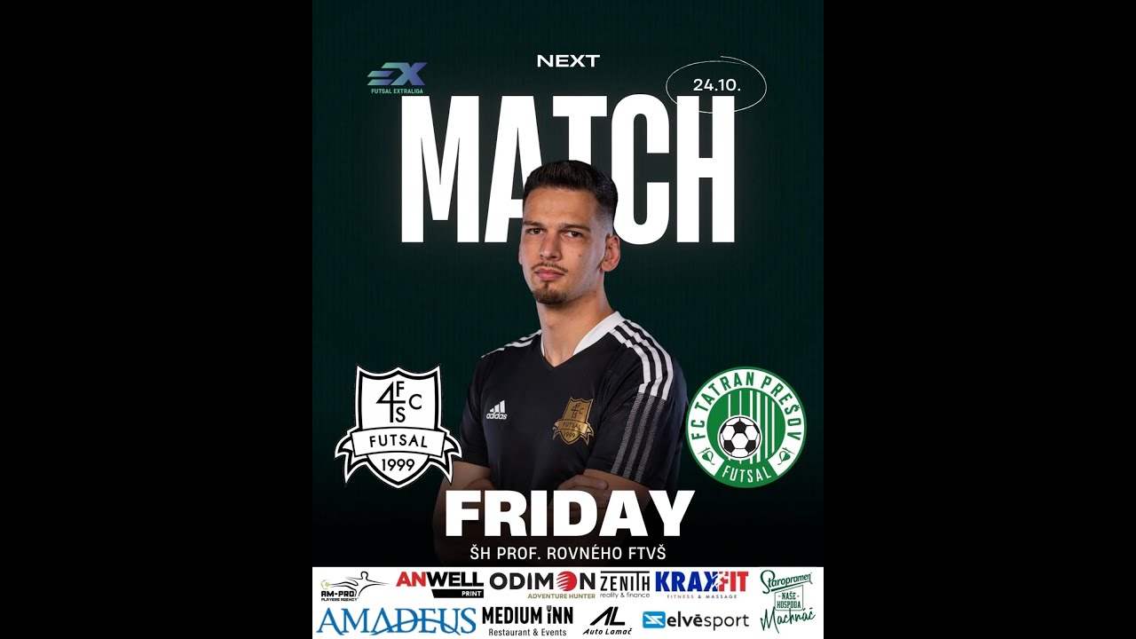 4FSC FTV&Scaron; Pr&iacute;rodovedec UK Bratislava vs. FC Tatran Pre&scaron;ov Futsal