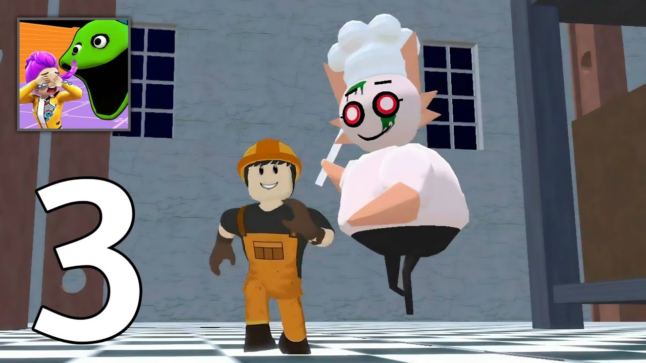 Prison Breakout: Sprunk Escape - Full Gameplay Walkthrough Part 3 - Pizzeria Escape (IOS, Android)