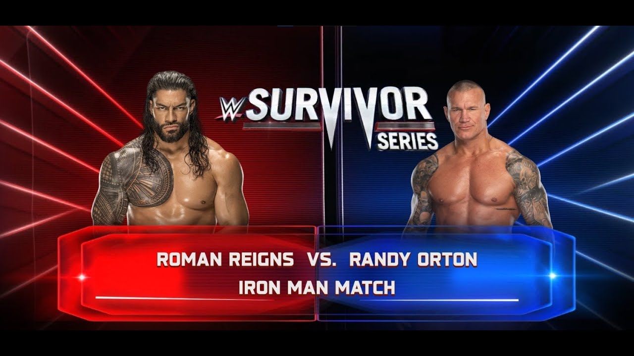 Roman Reigns vs Randy Orton – 15-Minute Iron Man Match | NON-STOP ACTION 🔥