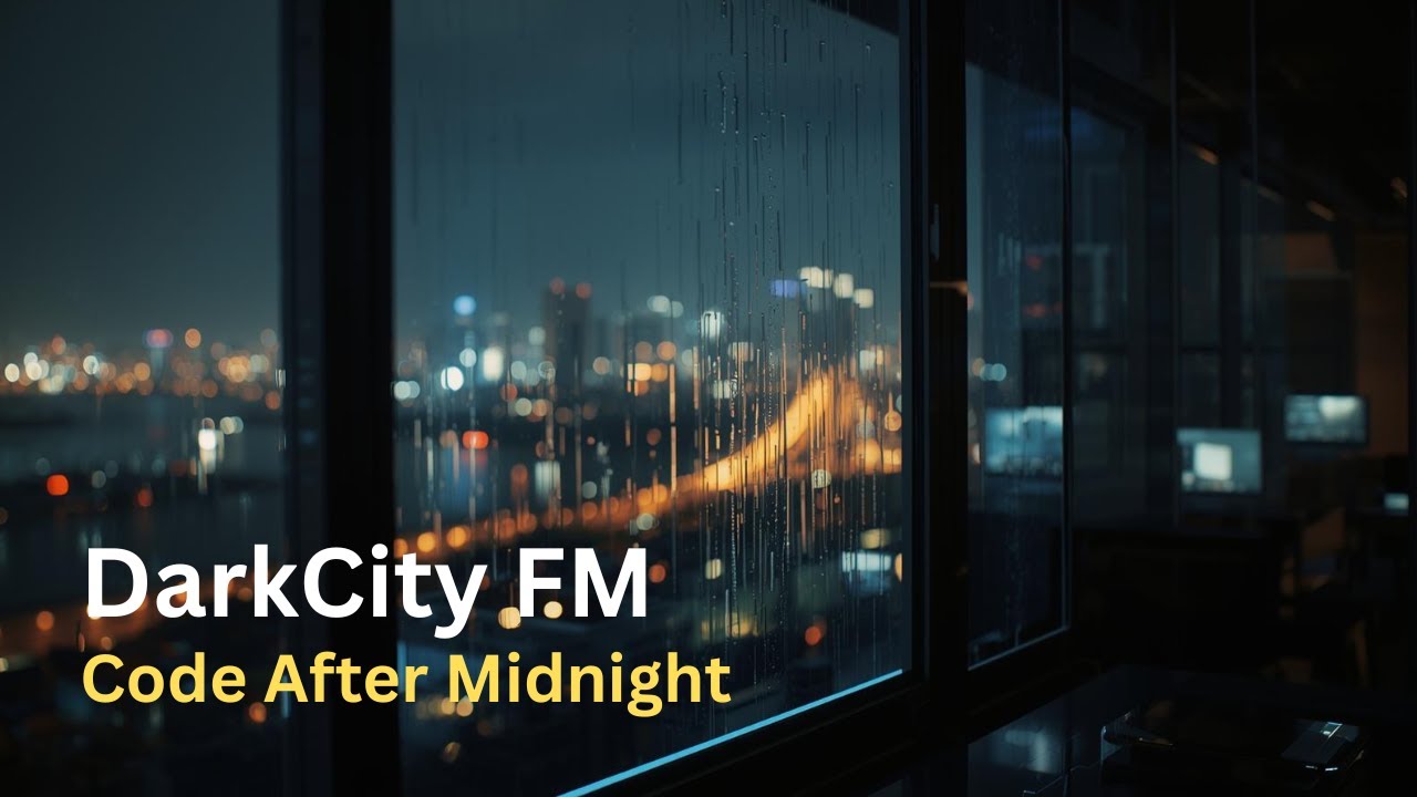 DarkCity FM - Code After Midnight | Cyberpunk Lo-Fi for Focus