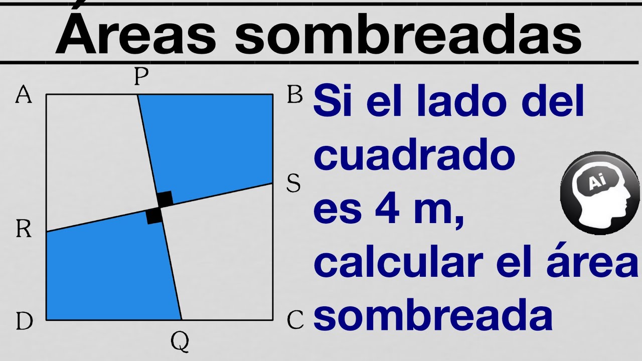 ¿Puedes calcular el area sombreada utilizando solo artificos geometricos? |