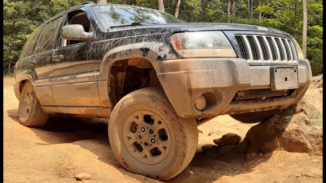 Stock Jeep WJ hits Uwharrie!