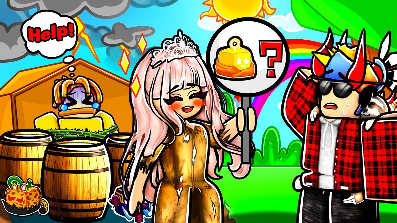 She FAKED Being POOR To Scam Players.. So I Did THIS! (ROBLOX BLOX FRUIT)