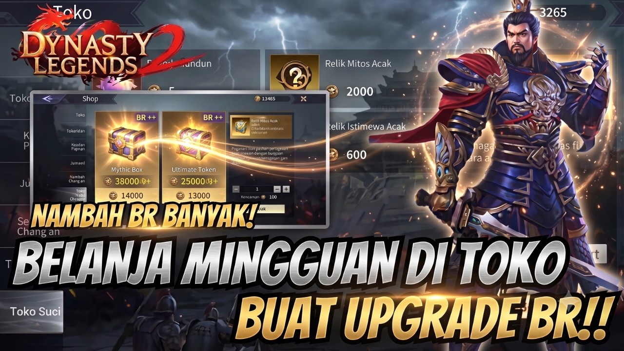 BELANJA MINGGUAN DI TOKO + NAIKIN RANK PERJUANGAN SUPREMASI KE PLATINUM!|DYNASTY LEGENDS 2