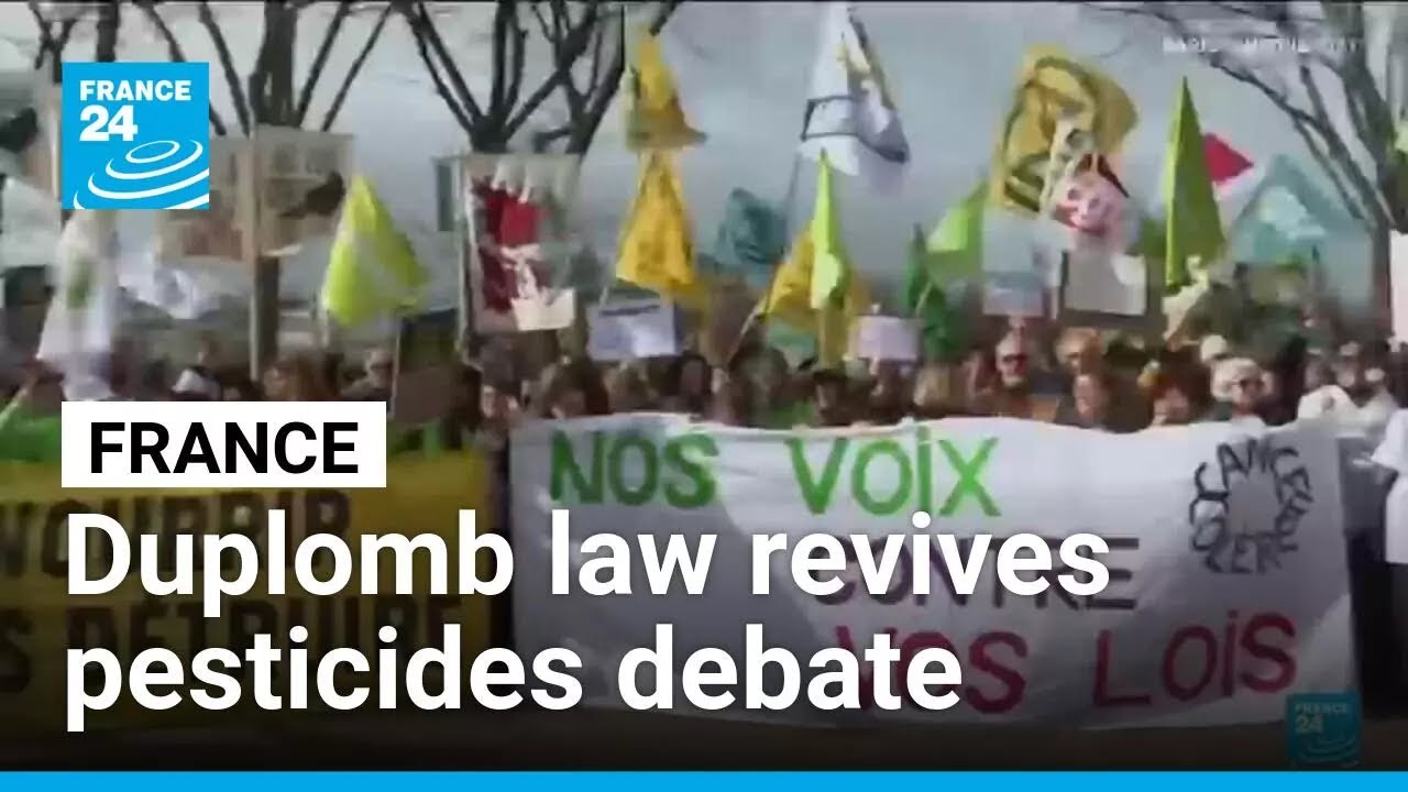 France's Duplomb law debate reignites over controversial pesticides &bull; FRANCE 24 English