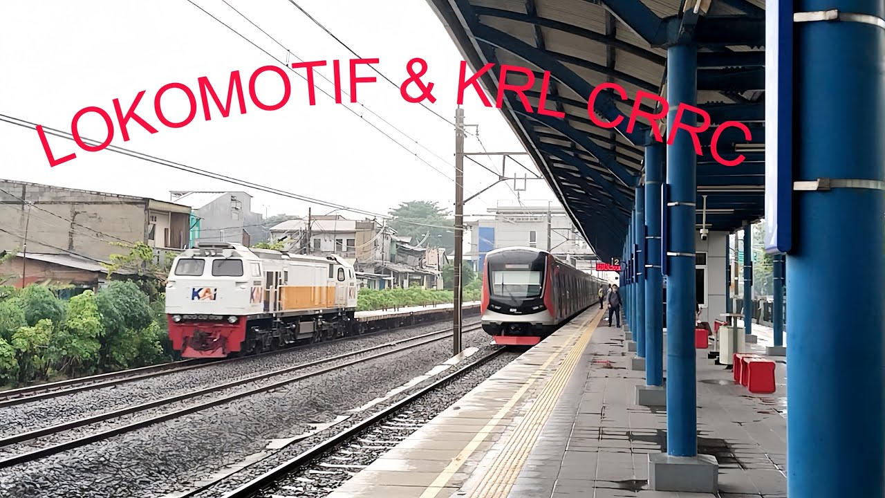STASIUN BUARAN !! KOMPILASI KRL COMMUTER LINE JABODETABEK