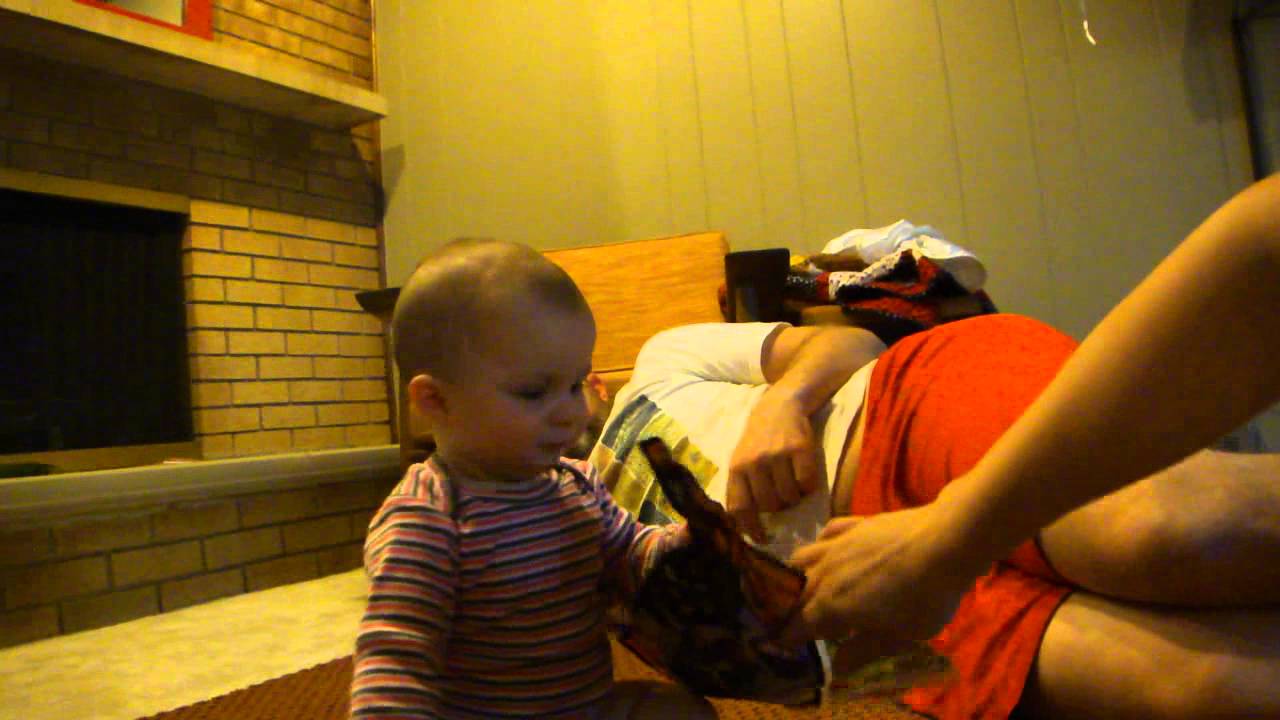 She crawls!