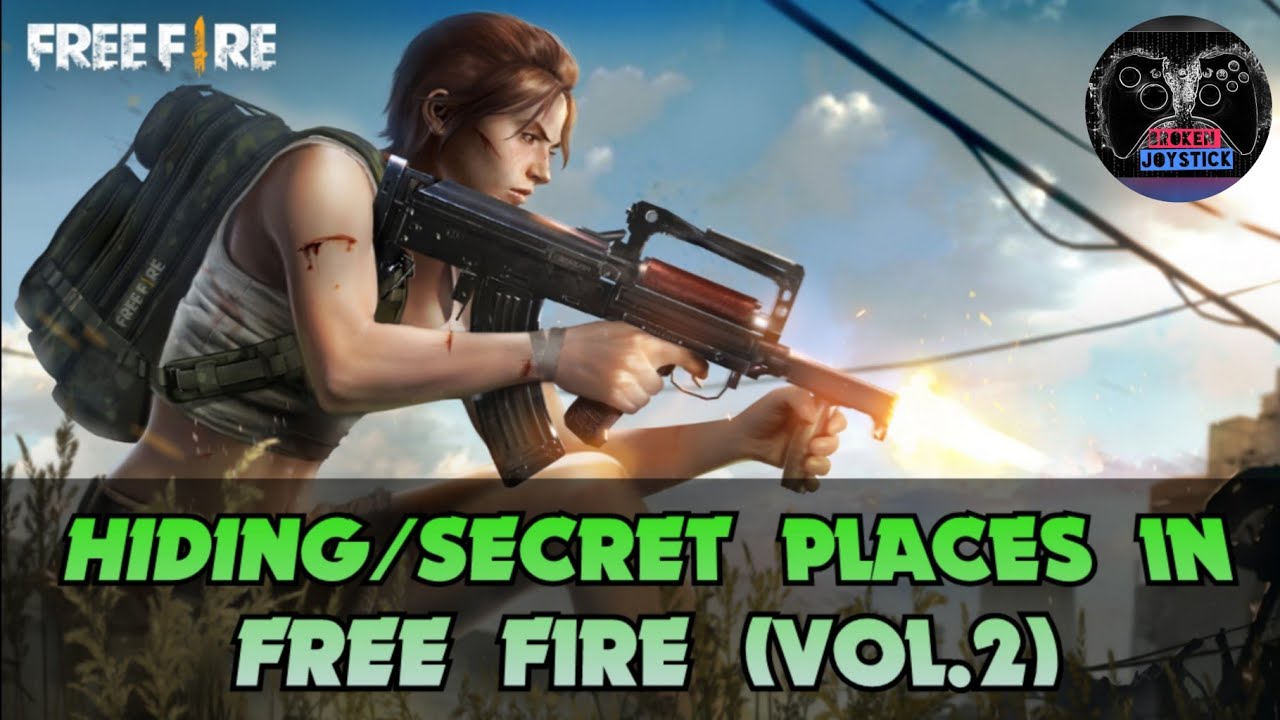 Hiding places in FREE FIRE (VOL.2) || GARENA FREE FIRE