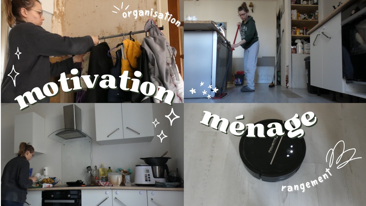 MOTIVATION RANGEMENT & MENAGE DU QUOTIDIEN (organisation, conseils) 🧽Mon retour sur youtube :')