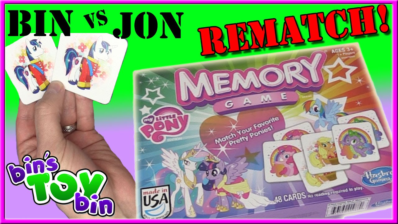 РЕВАКТ Бин против Джона &mdash; игра на запоминание My Little Pony! | Bin's Toy Bin