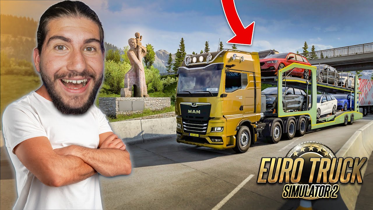 Μεταφέρουμε αυτοκίνητα πρώτη φορά! Euro Truck Simulator 2 GREEK